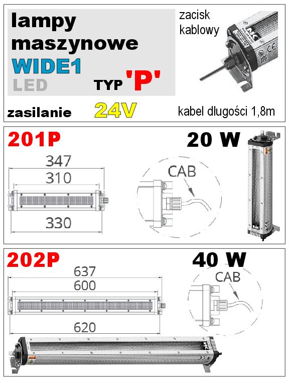 lampy maszynowe led