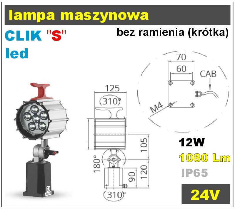 lampa do obrabiarki